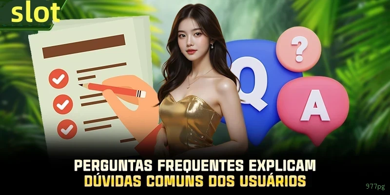 Central de dúvidas rápidas sobre o app 977pg